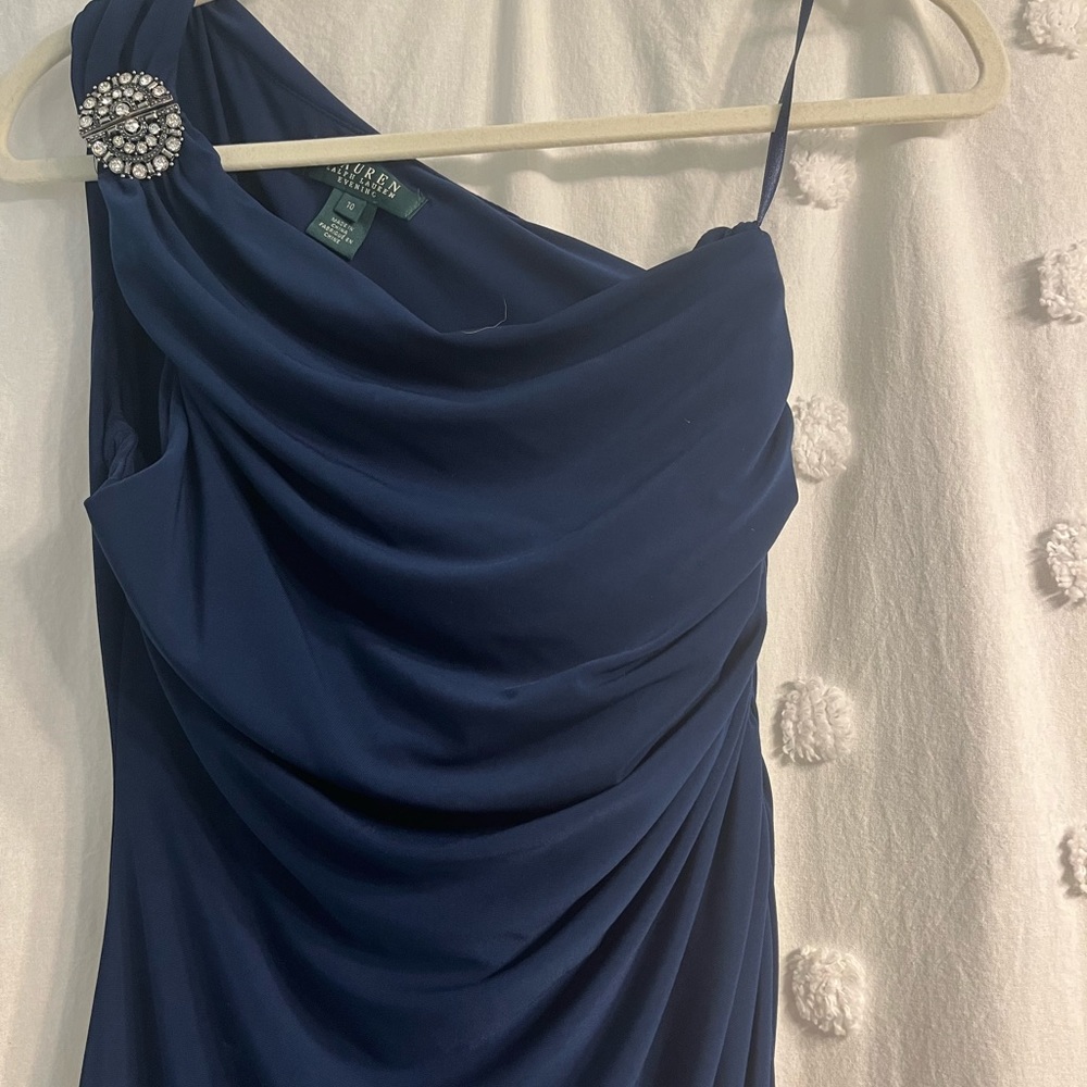 One shoulder prom dress